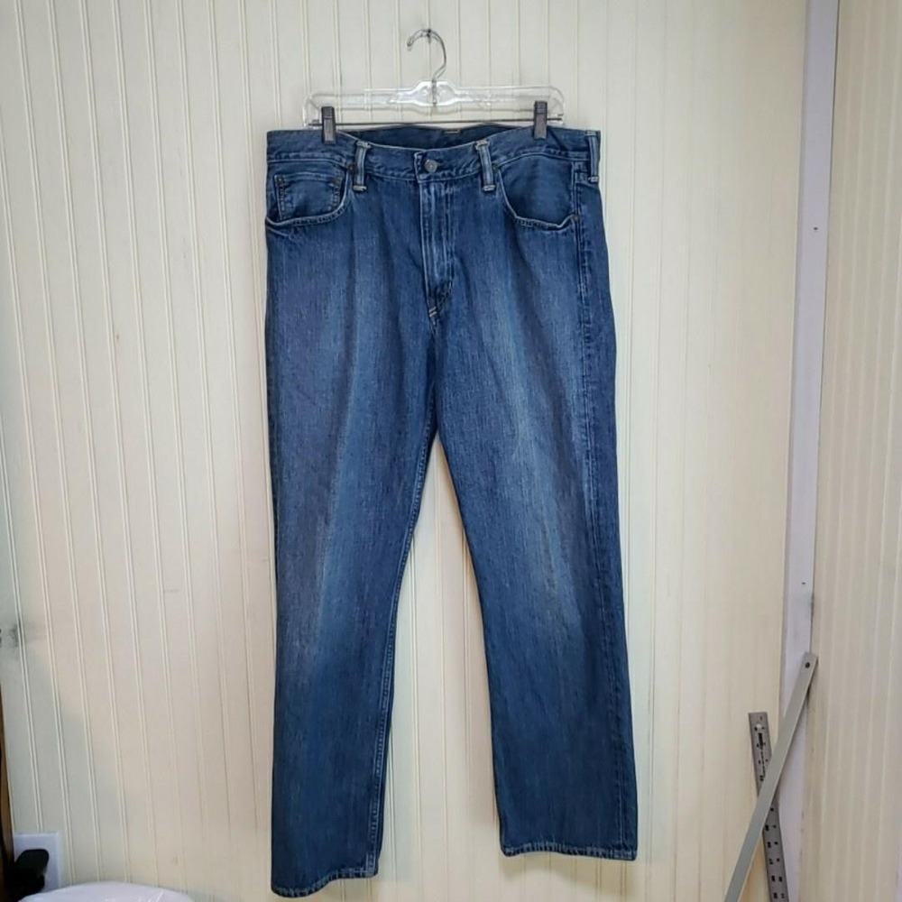 Polo Ralph Lauren 867 Jeans‎ Mens 34x30 Blue Classic Fit Straight Denim Pants